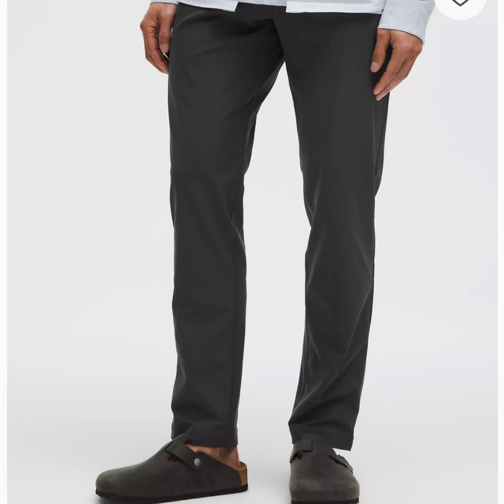 Lululemon ABC Classic-Fit 5 Pocket Pant Size 31 X 32 in Obsidian (charcoal grey)